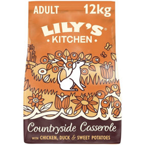Lily's Kitchen Adult Dog Chicken & Duck Grain-Free Dry Food 12kg