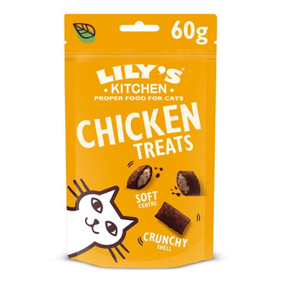 Lily's Kitchen Cat Chicken Pillow Treats 60g (Pack of 10)