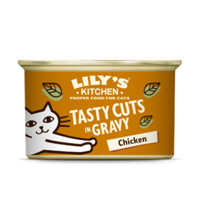 Lily's Kitchen Cat Tasty Cuts Chicken 85g (Pack of 24)