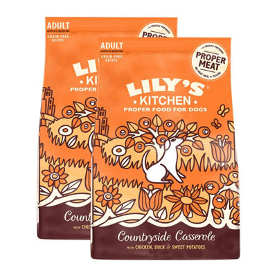 Lily's Kitchen Chicken & Duck - Grain-Free Adult Dog Dry Food, 2 x 2.5kg Price Comparisons | Compare The Build