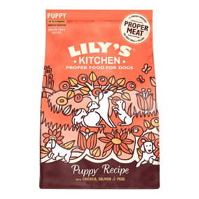 Lily's Kitchen Chicken & Salmon - Grain-Free Puppy Dog Dry Food, 7kg
