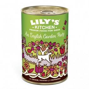 Lily's Kitchen Dog Food Wet Can English Garden Party 400g (Pack of 6)