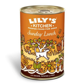 Lily's Kitchen Wet Dog Tin Sunday Lunch 400g x 6