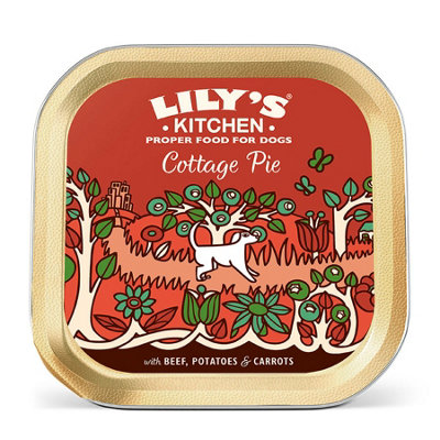 Lily's Kitchen Wet Dog Tray Cottage Pie 150g (Pack of 10) Price Comparisons | Compare The Build