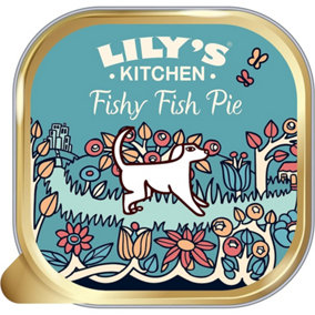 Lily's Kitchen Wet Dog Tray Fishy Fish Pie 150g (Pack of 10)