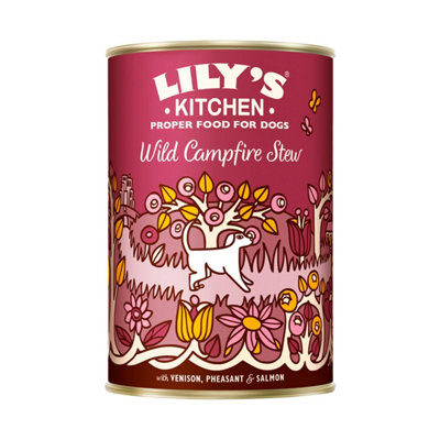 Lily's Kitchen Wild Campfire Stew - Grain-Free Adult Cat Wet Food, 6 x 400g