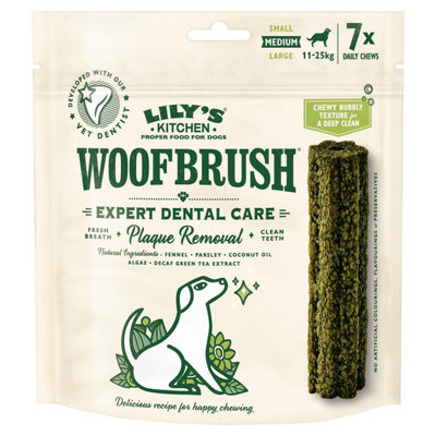 Lily's Kitchen Woofbrush Dog Dental Chew For Small-Large Dogs, Medium 5 x 28g