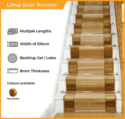 Lima Stair Runner - Soft, Non-Slip & Durable Carpet for Stairs ...
