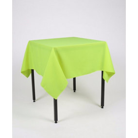 Lime Green Square Tablecloth 91cm x 91cm (36" x 36")