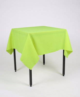 Lime Square Tablecloth 121cm x 121cm  (48" x 48")