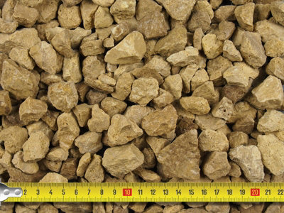 Limestone Cream Gravel 20mm - 25 Bags (500kg)
