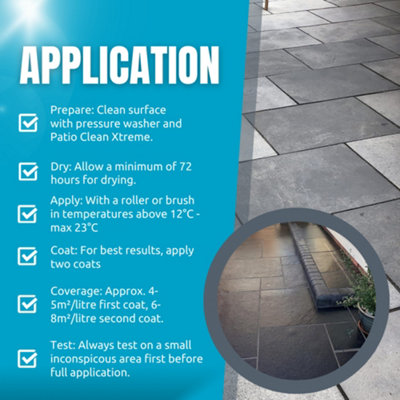 Limestone Sealer Black, Slate Sealer, (Smartseal), Protect, Enhance and ...