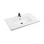 Limoge 4001A Ceramic 76cm Thin-Edge Inset Basin with Scooped Bowl