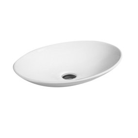 Limoge 7526 Ceramic Oval Countertop Basin
