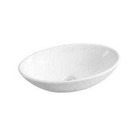 Limoge 7529 Ceramic Oval Countertop Basin