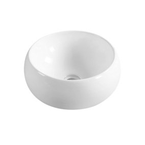 Limoge 7812 Ceramic Domed Round Countertop Basin