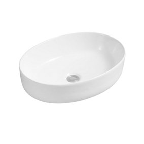 Limoge 7853 Ceramic Vert Oval Countertop Basin