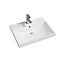 Limoge Thick-Edge 5409 Ceramic 60.5cm Inset Basin with Scooped Full Bowl