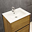 Limoge Thin-Edge 4001A Ceramic 61cm Inset Basin with Scooped Bowl