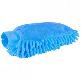 Lincoln Microfibre Grooming Mitt Blue (One Size)