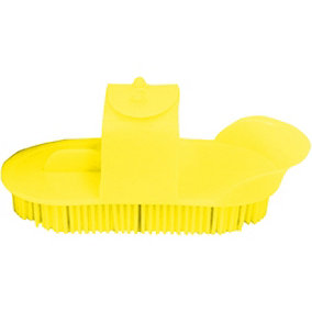 Lincoln Plastic Curry Comb Yellow (L)