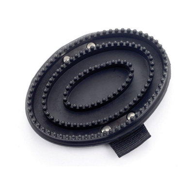 Lincoln Rubber Curry Comb With Web Handle Black (L) Price Comparisons | Compare The Build