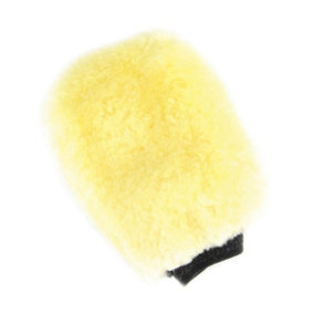 Lincoln Sheepskin Grooming Mitt Natural Wool (One Size)