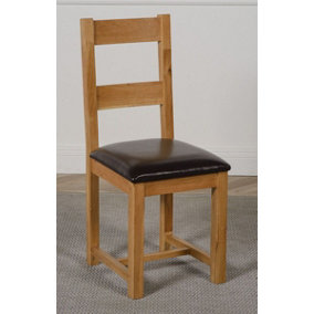 Lincoln Solid Oak Dining Chairs for Dining Room or Kitchen