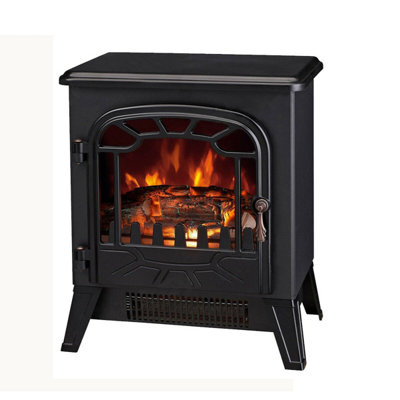 Lincsfire 1850W Portable Electric Stove Fireplace Heater Freestanding