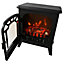Lincsfire 1850W Portable Electric Stove Fireplace Heater Freestanding