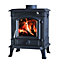 Lincsfire 8KW Woodburning Stove Cast Iron Log Burner Fireplace Eco Design Dafra Approved Black