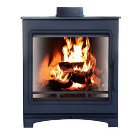 Lincsfire 8KW Woodburning Stove Log Burner Heating Fireplace Defra Approved Eco Design