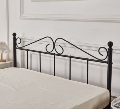 Lindale Black Metal Bed Frame Small Double