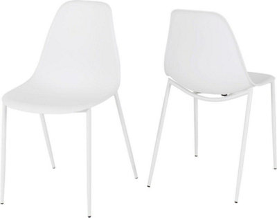 Lindon Pair (2) of Chairs in White