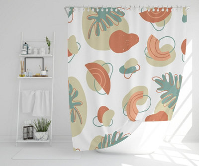 line art and botanical elements (Shower Curtain) / Default Title Price Comparisons | Compare The Build
