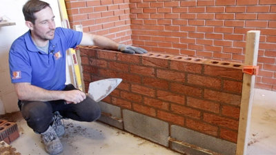 AB Tools 18M Line With L Shape Plastic Block Builders Brick