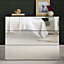 Linea 3 Drawer Mirrored Chest Only