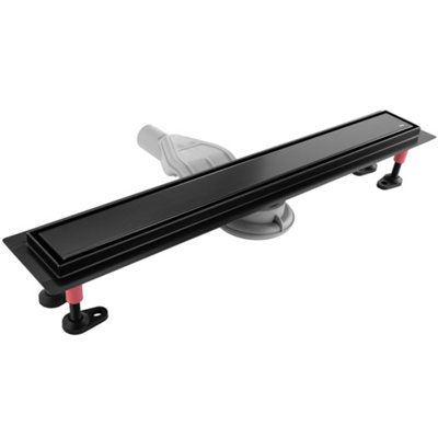 LINEAR DRAINAGE REA NEOX SUPERFLOW 800 BLACK, STAINLESS STEEL