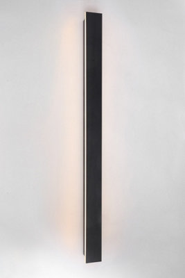 Linear EG 90cm 15W Integrated CCT LED Outdoor Wall Light IP65 - Black