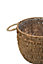 Lined Basket (Set of 2) - Seagrass - L35 x W35 x H30 cm - Natural