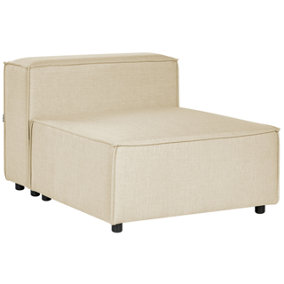 Linen 1-Seat Section Beige APRICA