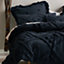 Linen House Adalyn Double Duvet Cover Set, Cotton, Indigo