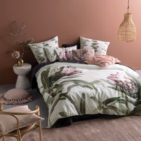 Linen House Alice Double Duvet Cover Set, Cotton, Multi
