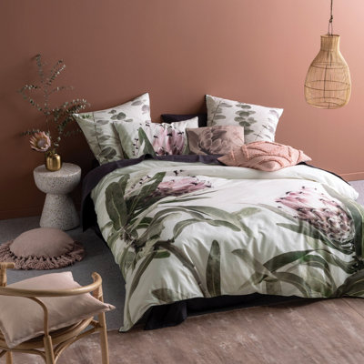 Linen House Alice Grandiflora 100% Cotton Duvet Cover Set