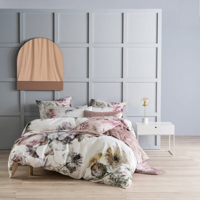 Linen House Ellaria King Duvet Cover Set, Cotton, Multi
