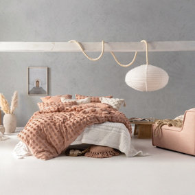 Linen House Haze Single Duvet Cover Set, Cotton, Maple