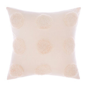 Linen House Haze Tufted 100% Cotton Feather Filled Cushion