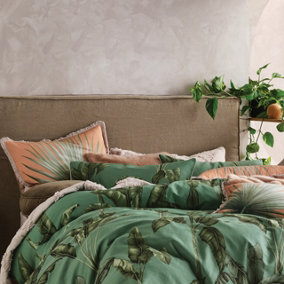 Linen House Livia Cotton Printed Floral Pillowcase Pair