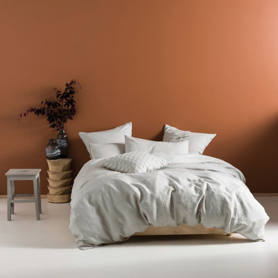 Linen House Nimes 100% Linen Duvet Cover Set