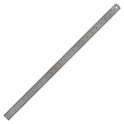 Linex Ruler 60cm, Stainless Steel, with Imperial and Metric Markings